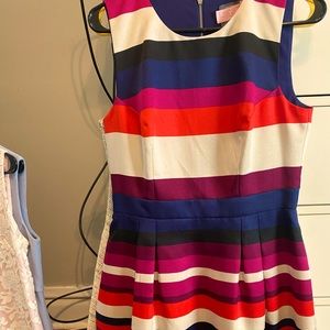 Vince Camuto striped dress.